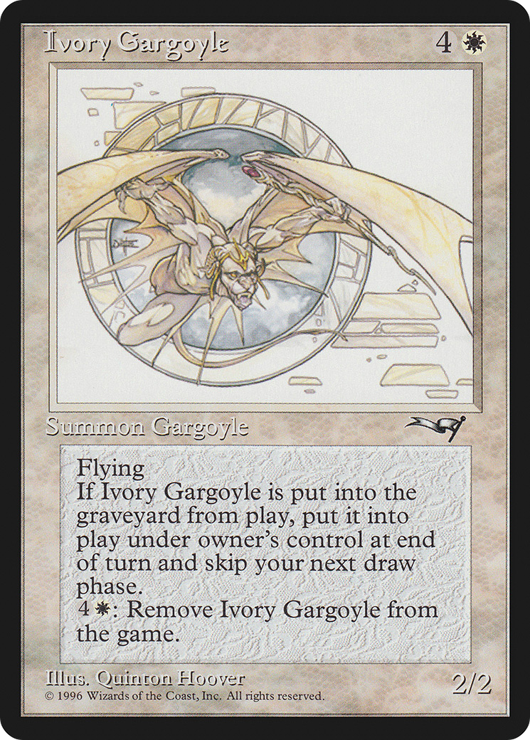 Ivory Gargoyle [Alliances]-1