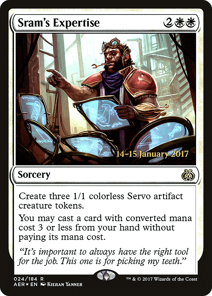 Sram's Expertise [Aether Revolt Prerelease Promos]-1