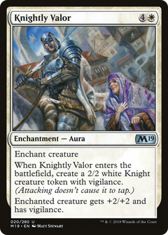 Knightly Valor [Core Set 2019]-1
