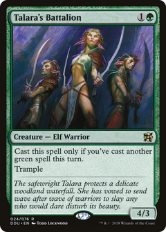 Talara's Battalion [Duel Decks: Elves vs. Inventors]-1