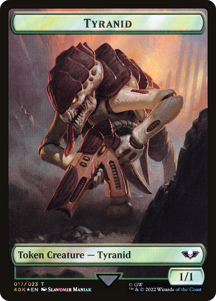 Tyranid (T40K-17★) - Warhammer 40,000 Tokens Foil-1
