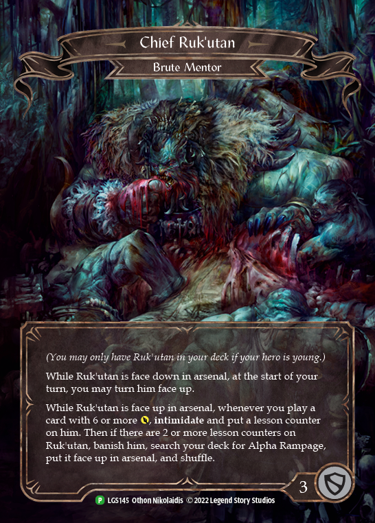Chief Ruk'utan [LGS145] (Promo)  Rainbow Foil-1