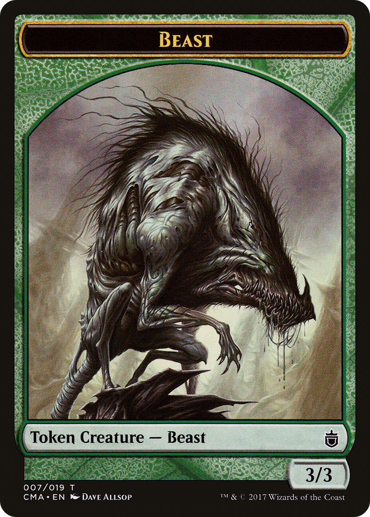 Beast Token (007/019) [Commander Anthology Tokens]-1