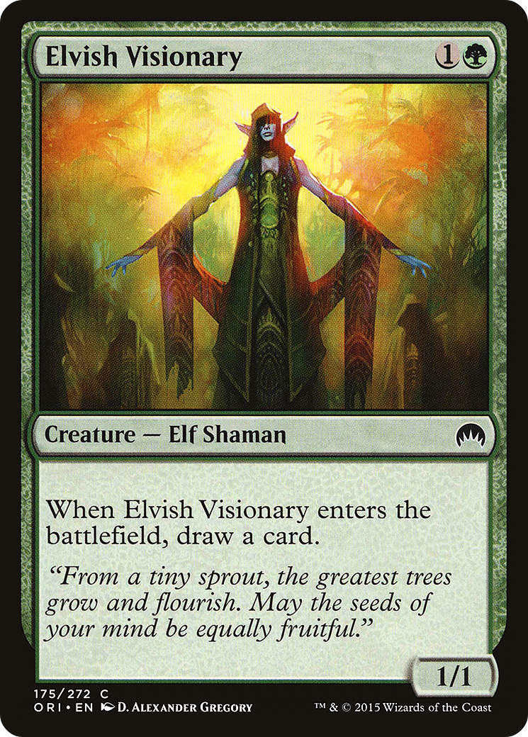 Elvish Visionary [Magic Origins]-1