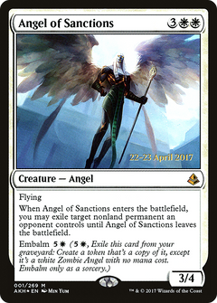 Angel of Sanctions [Amonkhet Prerelease Promos]-1