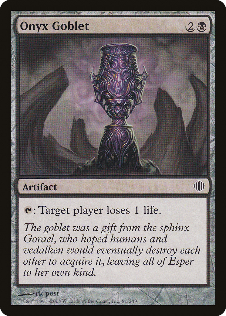 Onyx Goblet [Shards of Alara]-1