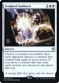 Sculpted Sunburst [Commander Legends: Battle for Baldur's Gate Prerelease Promos]-1
