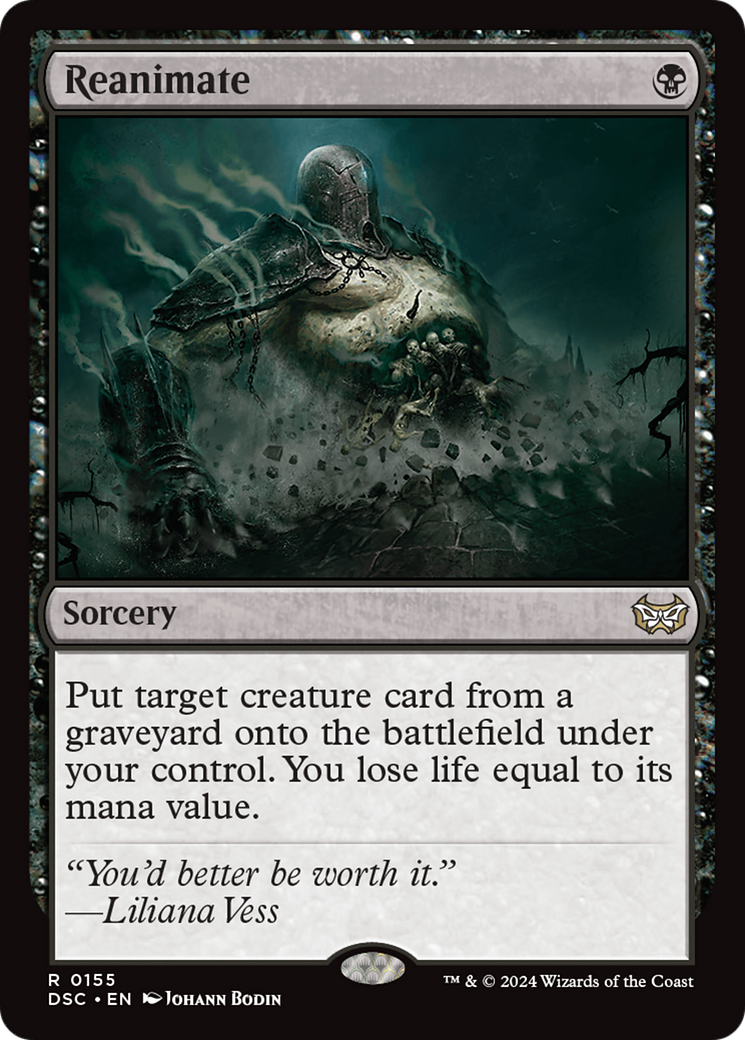Reanimate [Duskmourn: House of Horror Commander]-1