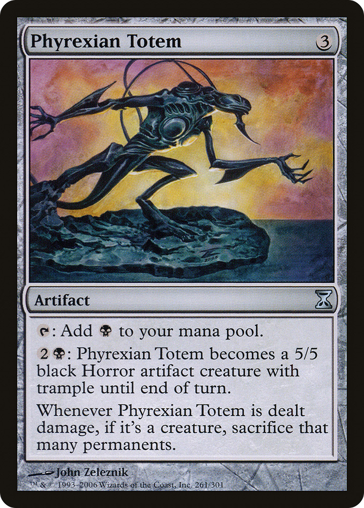 Phyrexian Totem [Time Spiral]-1