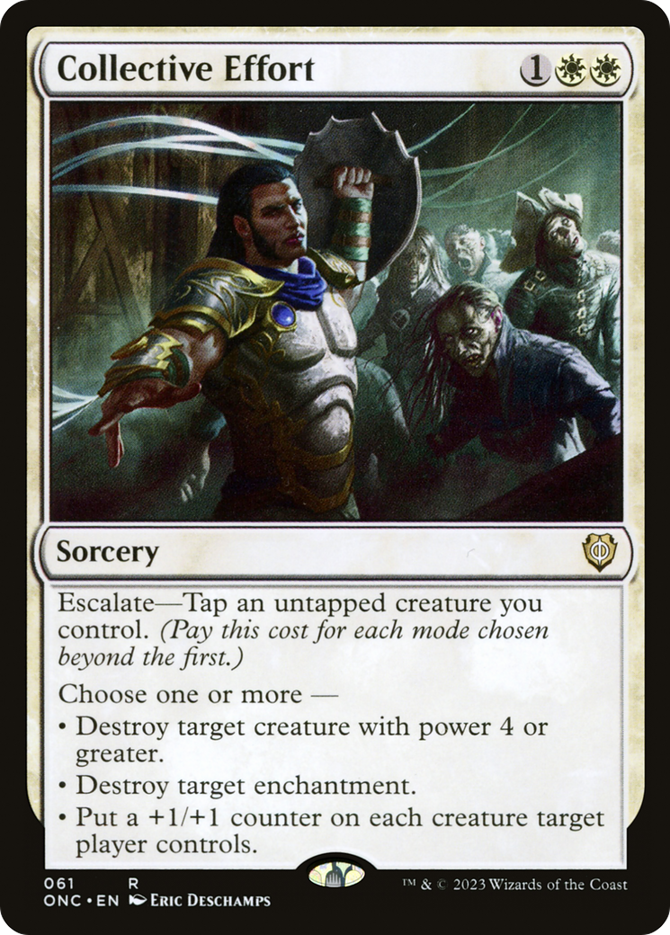 Collective Effort [Phyrexia: All Will Be One Commander]-1