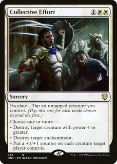 Collective Effort [Phyrexia: All Will Be One Commander]-1
