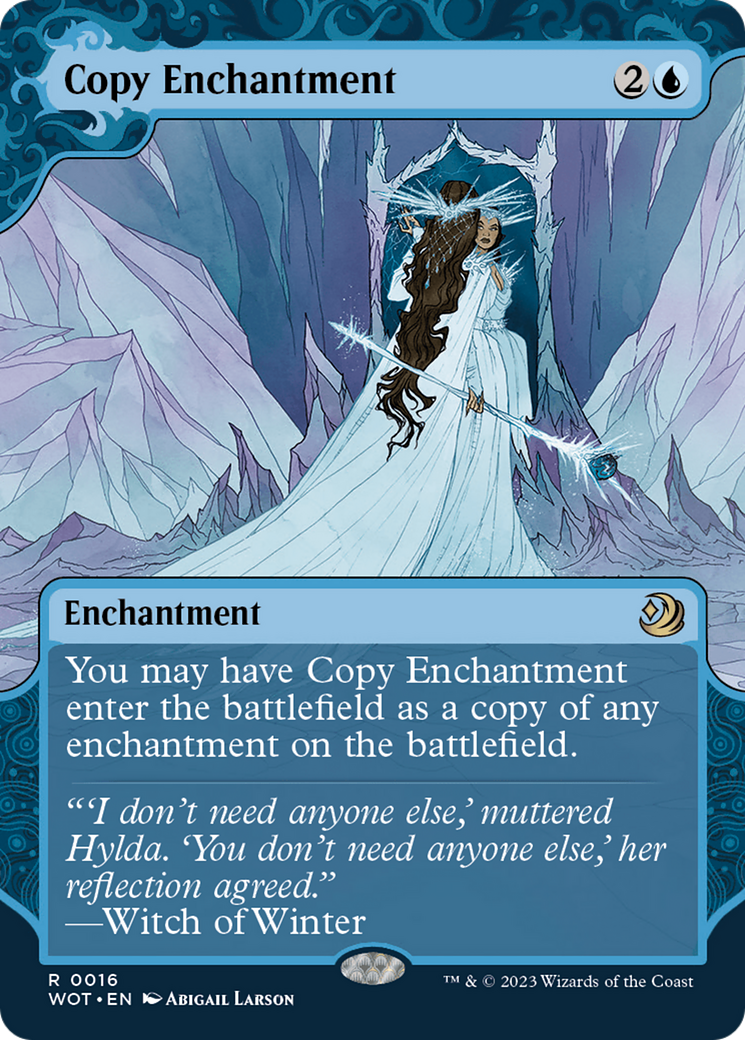 Copy Enchantment [Wilds of Eldraine: Enchanting Tales]-1