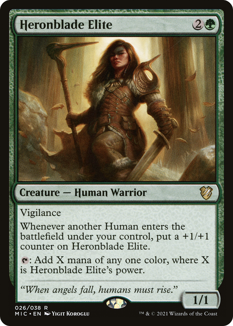 Heronblade Elite [Innistrad: Midnight Hunt Commander]-1