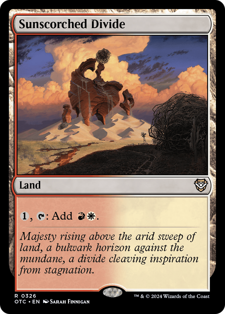 Sunscorched Divide [Outlaws of Thunder Junction Commander]-1