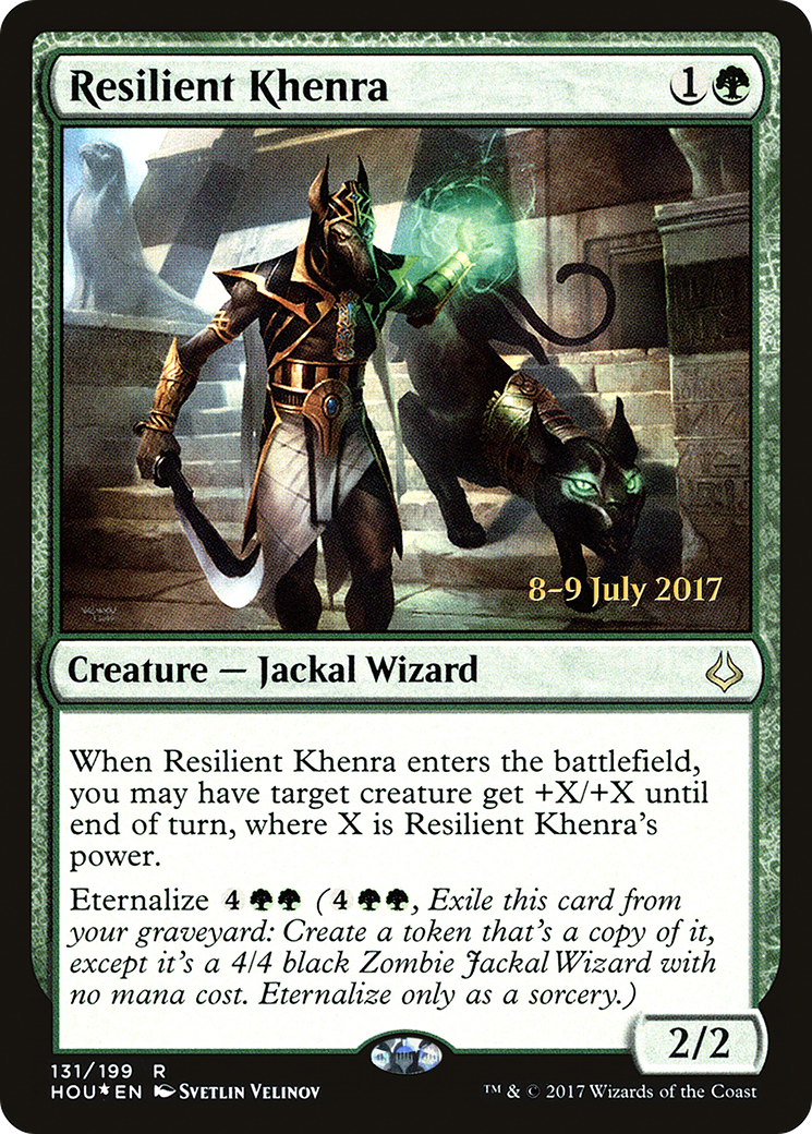 Resilient Khenra [Hour of Devastation Prerelease Promos]-1
