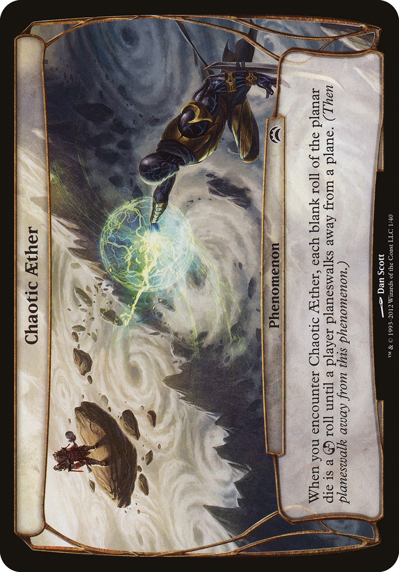 Chaotic Aether (Planechase 2012) (OVER-001) - Planechase 2012 Planes Foil-1