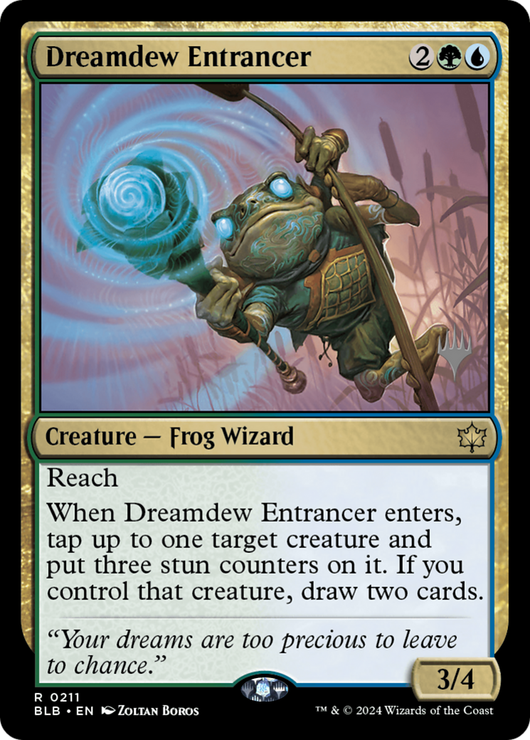 Dreamdew Entrancer (Promo Pack) [Bloomburrow Promos]-1