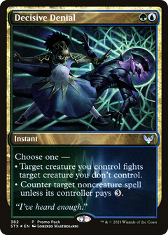 Decisive Denial (Promo Pack) [Strixhaven: School of Mages Promos]-1