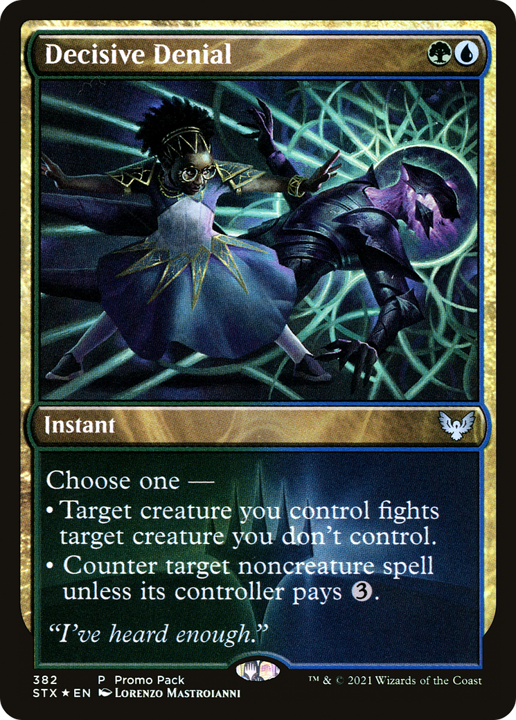 Decisive Denial (Promo Pack) [Strixhaven: School of Mages Promos]-1