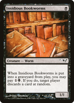 Insidious Bookworms [Coldsnap Theme Decks]-1