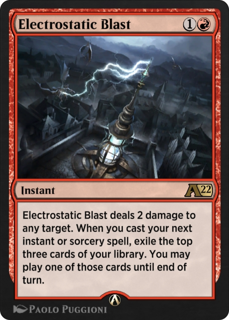 Electrostatic Blast (Y22-039) - Alchemy: Innistrad-1