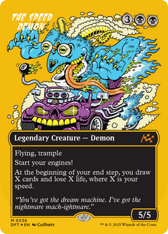 The Speed Demon (Borderless) (First-Place Foil) [Aetherdrift]-1