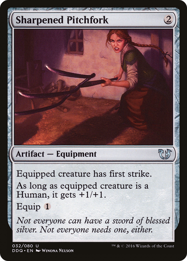 Sharpened Pitchfork [Duel Decks: Blessed vs. Cursed]-1
