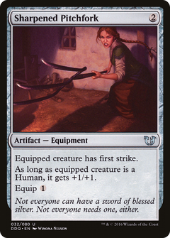 Sharpened Pitchfork [Duel Decks: Blessed vs. Cursed]-1