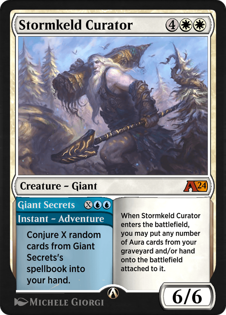Stormkeld Curator // Giant Secrets (YWOE-026) - Alchemy: Wilds of Eldraine-1