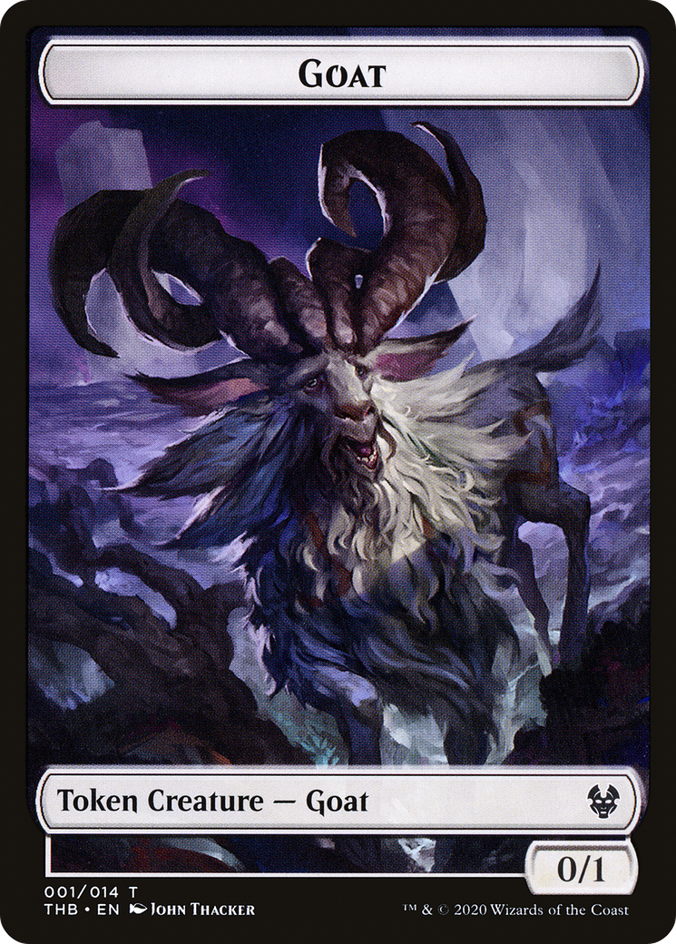 Goat Token (THB-001) - Theros Beyond Death Tokens Foil-1