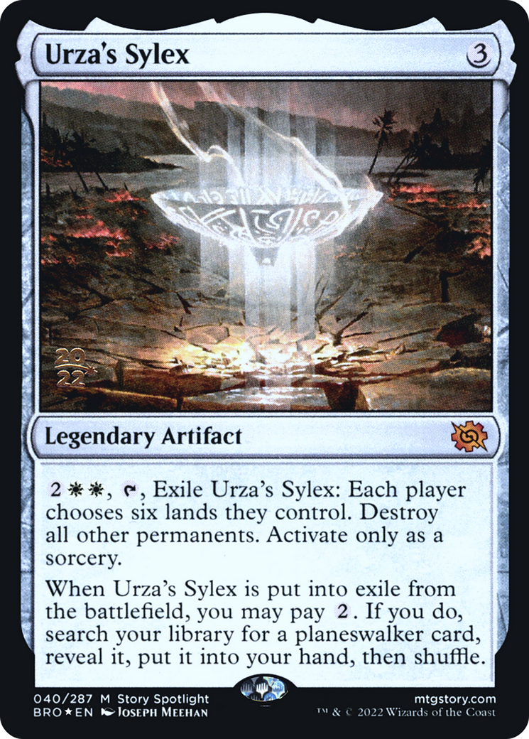 Urza's Sylex (PRE-040) - The Brothers' War Promos Foil-1
