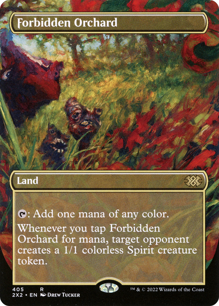 Forbidden Orchard (Borderless Alternate Art) [Double Masters 2022]-1