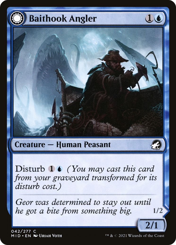 Baithook Angler // Hook-Haunt Drifter [Innistrad: Midnight Hunt]-3