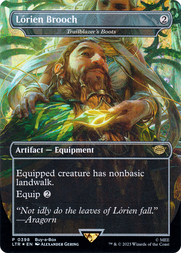 Lorien Brooch - Trailblazer's Boots (BABP-398) - Buy-A-Box Promos / Lórien Brooch (Borderless) Foil-1