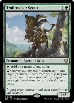 Trailtracker Scout (BLC-035) - Bloomburrow Commander-1