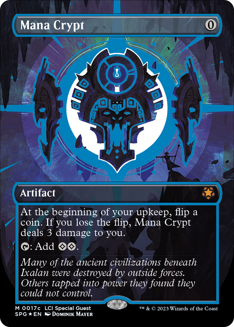Mana Crypt (0017c) (Borderless) [The Lost Caverns of Ixalan Special Guests]-1