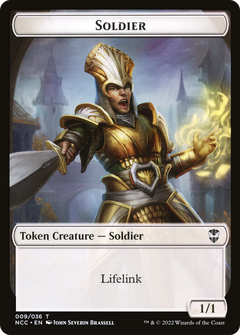 Soldier (TNCC-009) - New Capenna Commander Tokens Foil-1