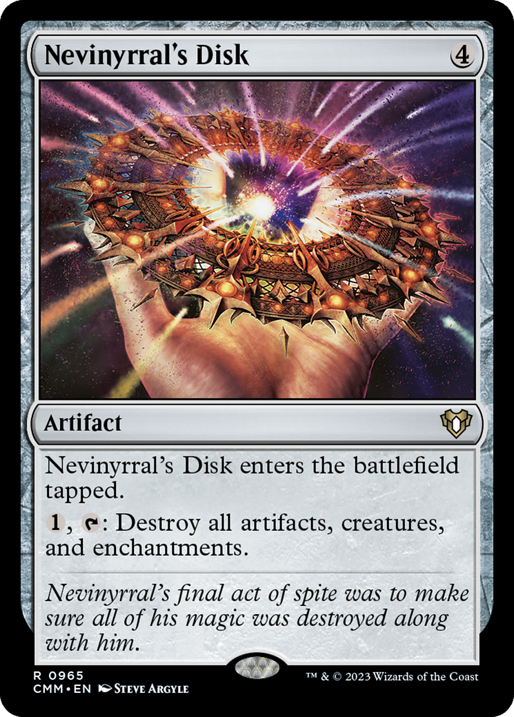 Nevinyrral's Disk [Commander Masters]-1