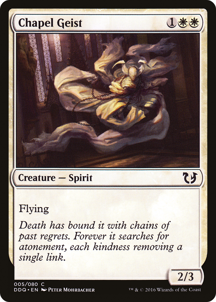 Chapel Geist [Duel Decks: Blessed vs. Cursed]-1
