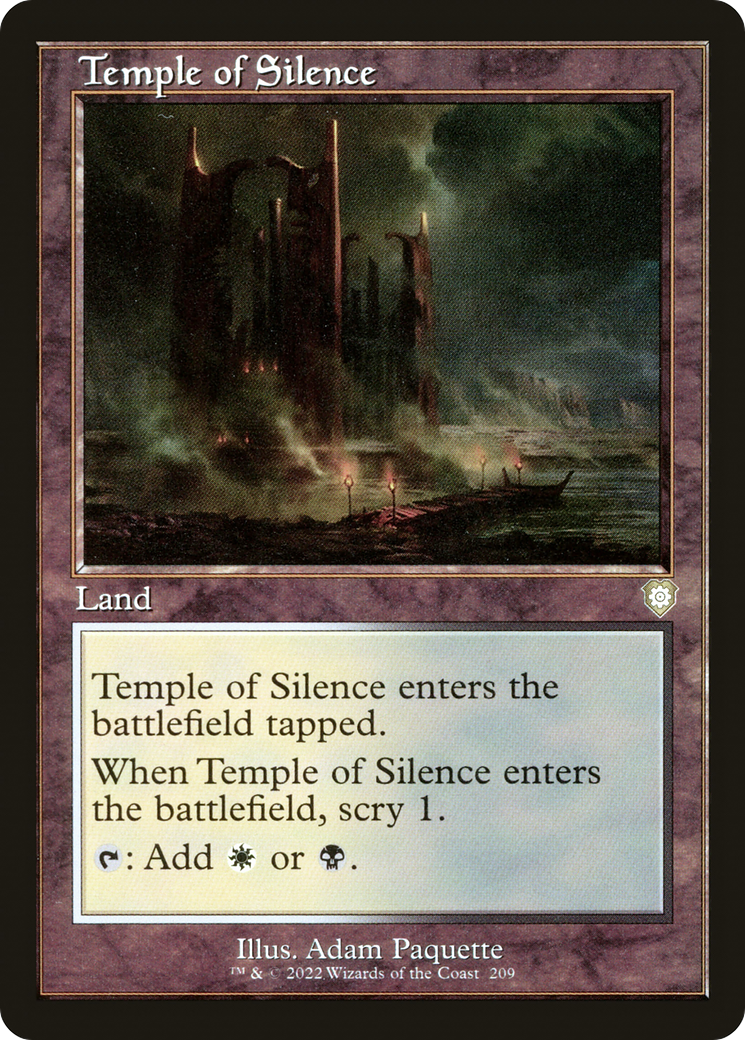 Temple of Silence (Retro) [The Brothers' War Commander]-1