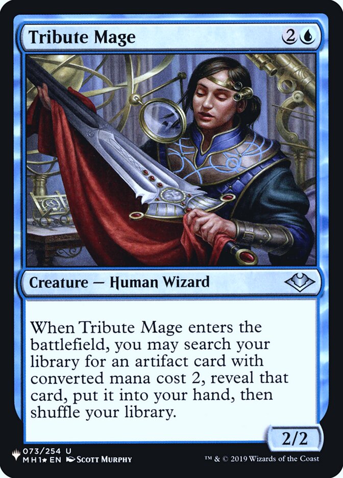 Tribute Mage [Secret Lair: Heads I Win, Tails You Lose]-1