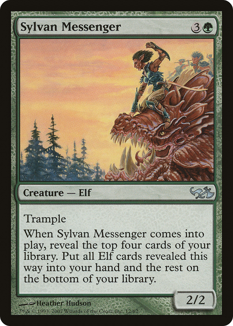 Sylvan Messenger [Duel Decks: Elves vs. Goblins]-1