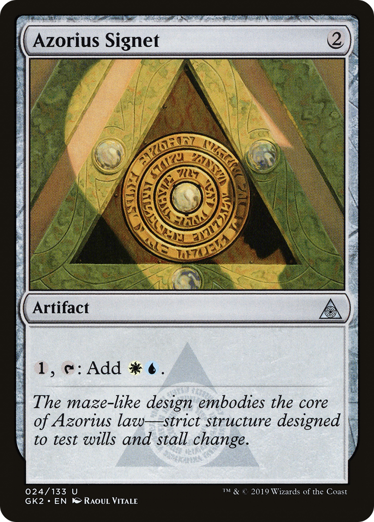 Azorius Signet [Ravnica Allegiance Guild Kit]-1