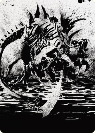 Karumonix, the Rat King Art Card [Phyrexia: All Will Be One Art Series]-1
