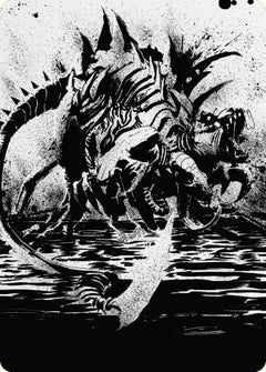 Karumonix, the Rat King Art Card [Phyrexia: All Will Be One Art Series]-1