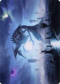 Blue Sun's Twilight // Blue Sun's Twilight (AONE-013) - Phyrexia: All Will Be One Art Series (Borderless)-1