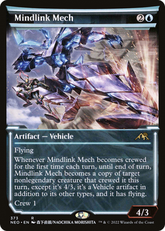 Mindlink Mech (Showcase Soft Glow) [Kamigawa: Neon Dynasty]-1