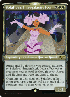 Solaflora, Intergalactic Icon (Showcase) (Galaxy Foil) [Unfinity]-1
