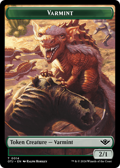 Varmint // Plot Double-Sided Token [Outlaws of Thunder Junction Tokens]-1