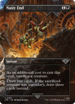 Nasty End (Borderless Alternate Art) [The Lord of the Rings: Tales of Middle-Earth]-1